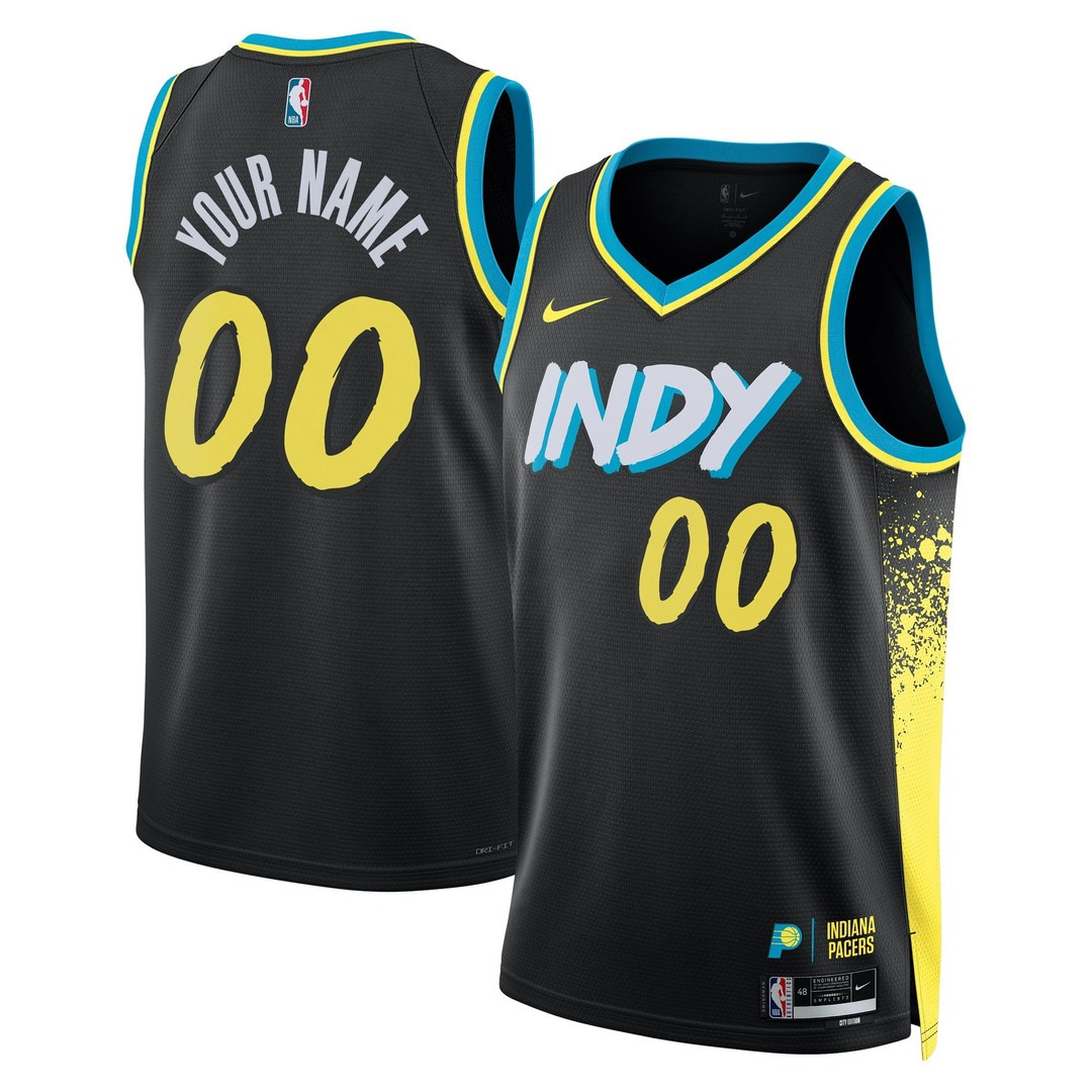 Indiana Pacers 2023-24 Swingman City Edition Custom Jersey - All Stitched