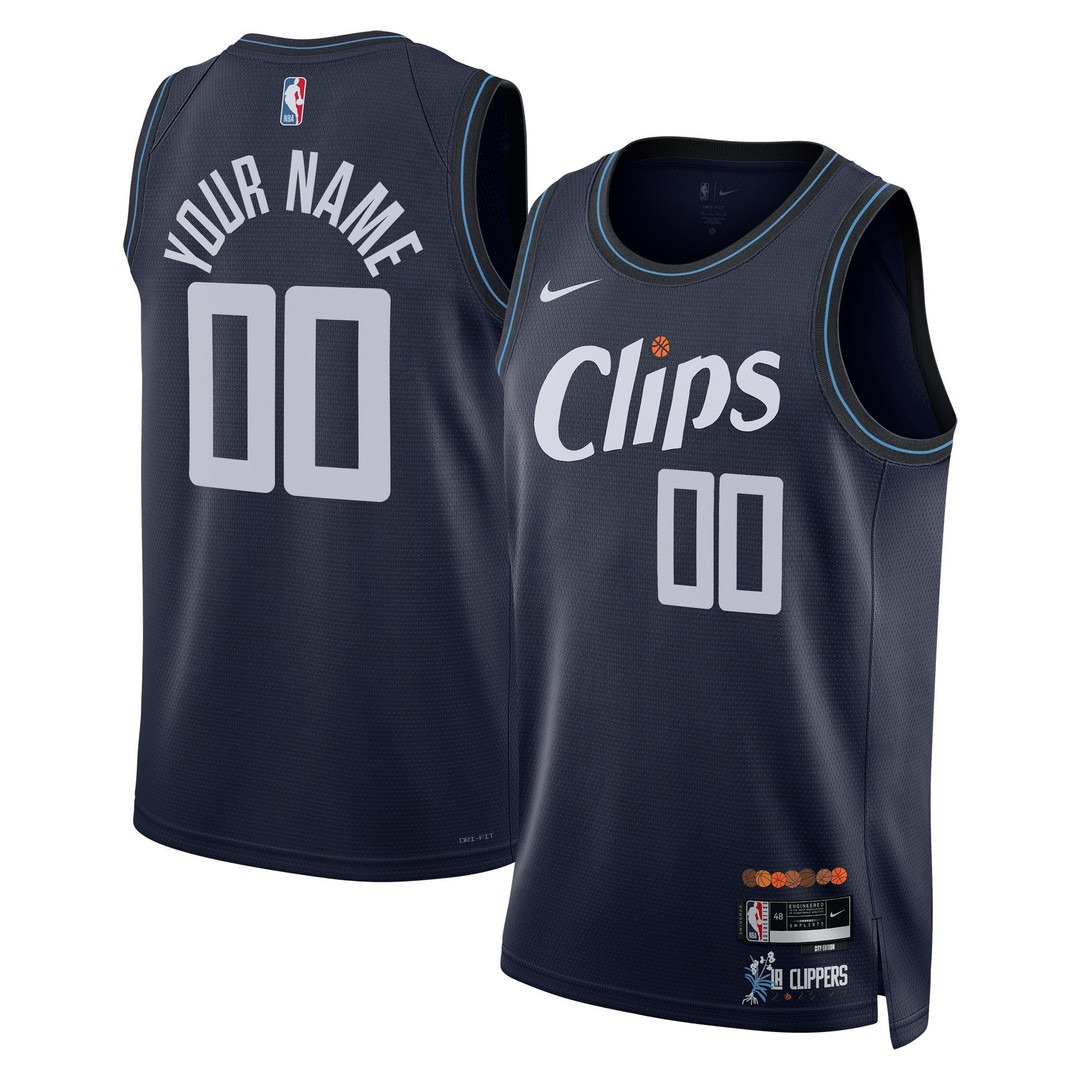 LA Clippers 2023-24 Swingman City Edition Custom Jersey - All Stitched