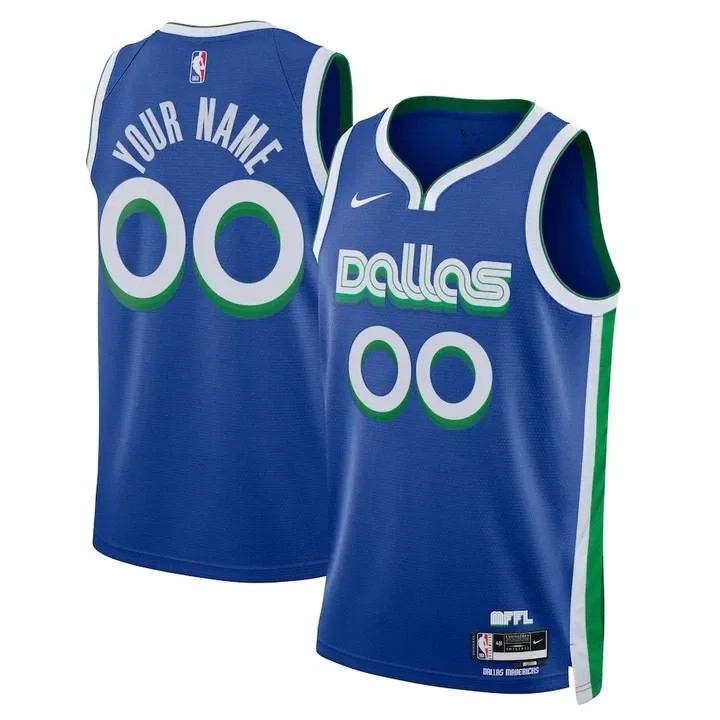 Dallas Mavericks  Custom Jersey Swingman 2022-23 City Edition - All Stitched