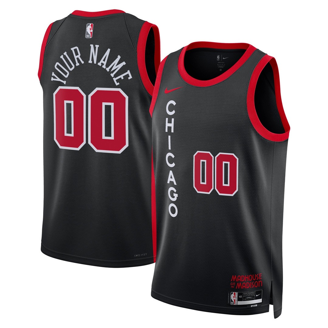 Chicago Bulls 2023-24 Swingman City Edition Custom Jersey - All Stitched