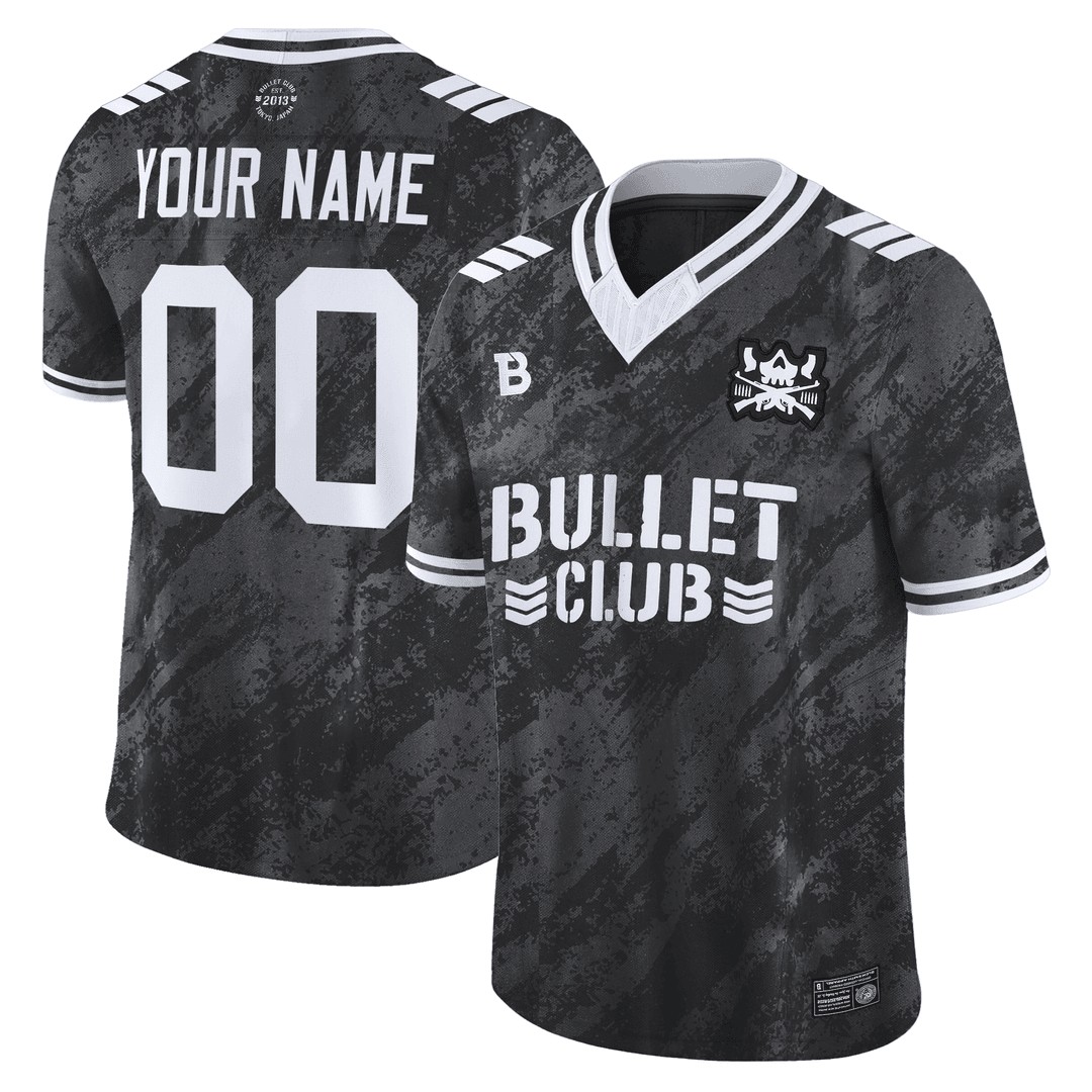 NJPW Bullet Club Football Custom Jersey - All Stitched