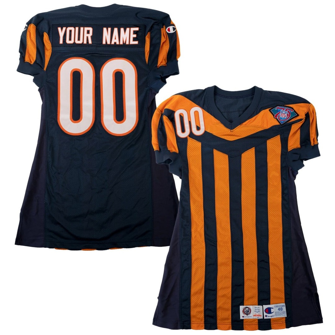 Chicago Bears 1994 Throwback Football Custom Jersey - All Stitched