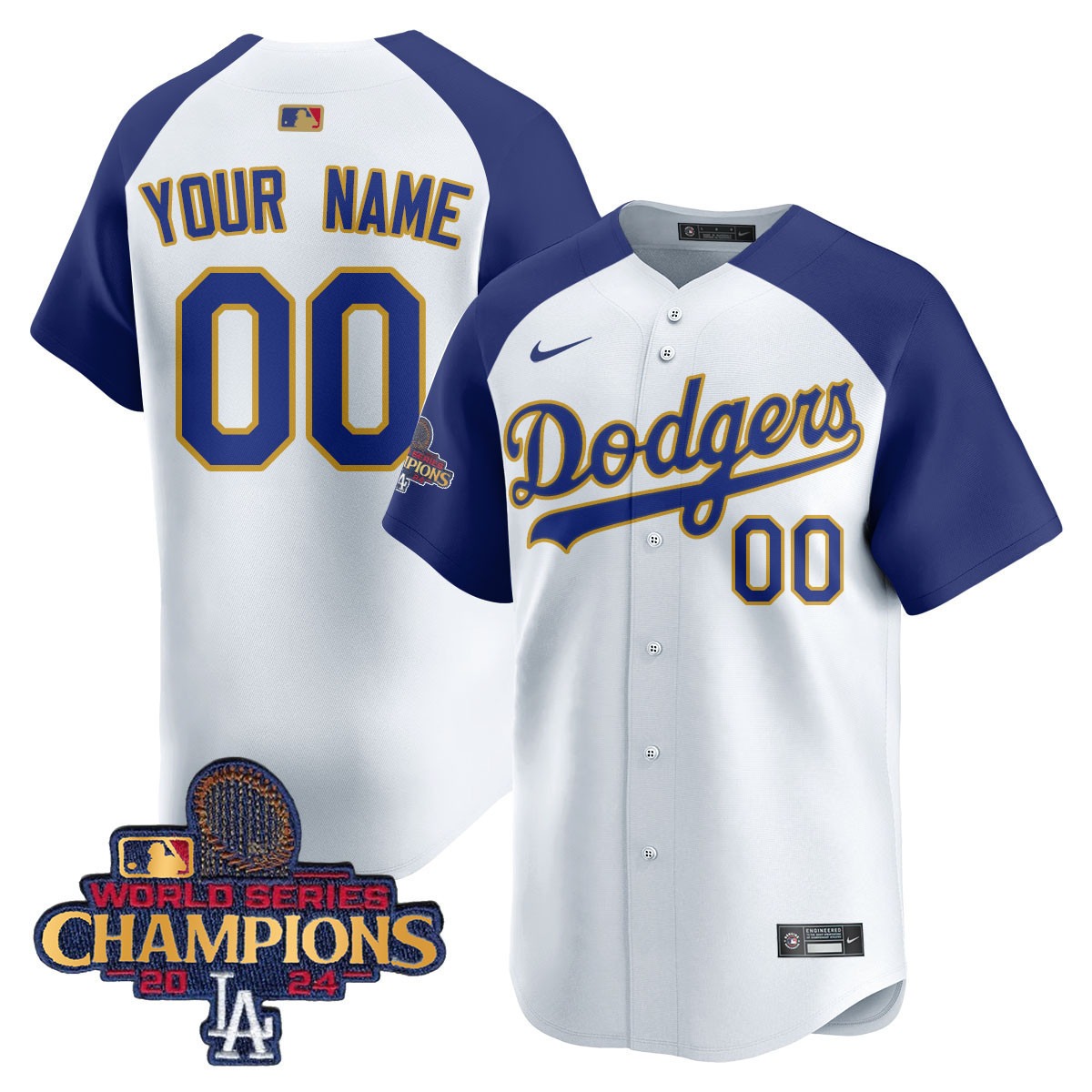 Los Angeles Dodgers Custom Gold 2025 Limited Jersey Alternate - All Stitched