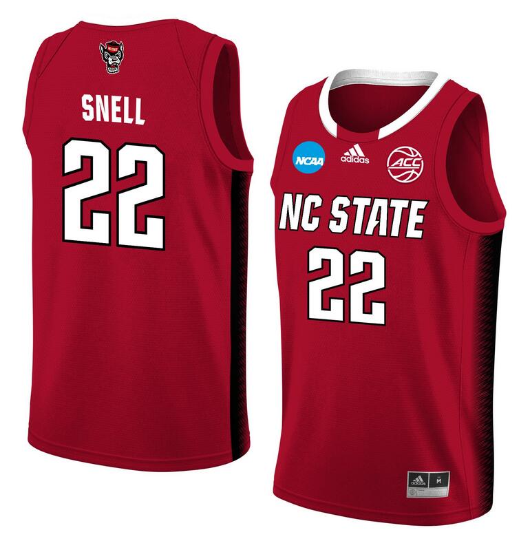 NC State Wolfpack ACTIVE PLAYER Custom 2025 Red Stitched Basketball Jersey