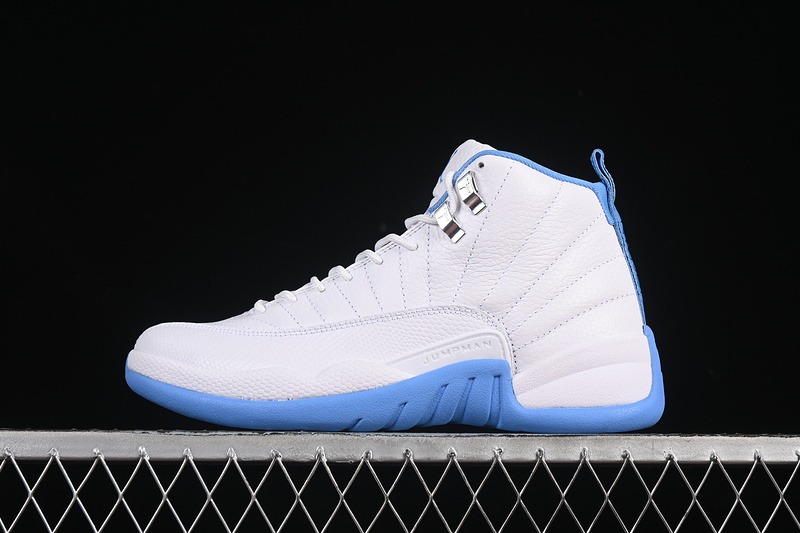 Air Jordan 12 Retro Melo (2025) White/University Blue/Metallic Silver CT8013-112