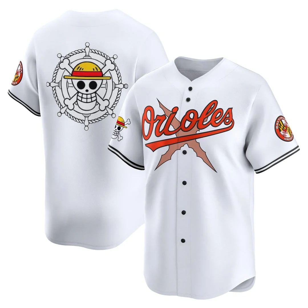 Men's Baltimore Orioles White Limited Stitched Baseball Jersey