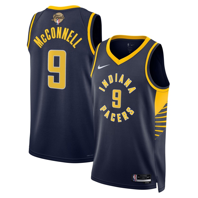 Unisex Indiana Pacers #9 T.J. McConnell Nike Navy 2025 NBA Finals Swingman Jersey - Icon Edition