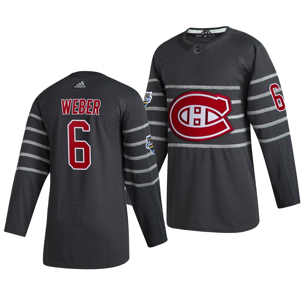 Men's Montreal Canadiens Custom Gray 2020 NHL All-Star Game Adidas Jersey
