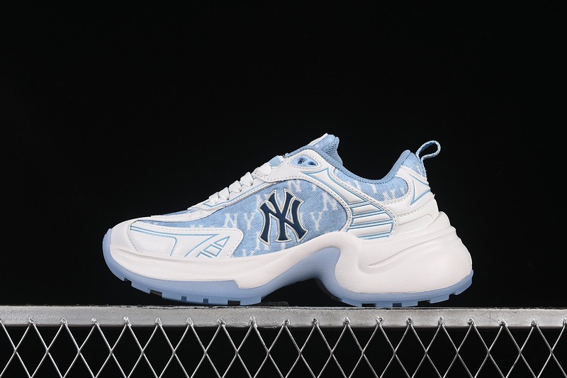 Women's NY MLB XLG CHUNKY WHITE BLUE BLACK 3ASHW065N50BLS