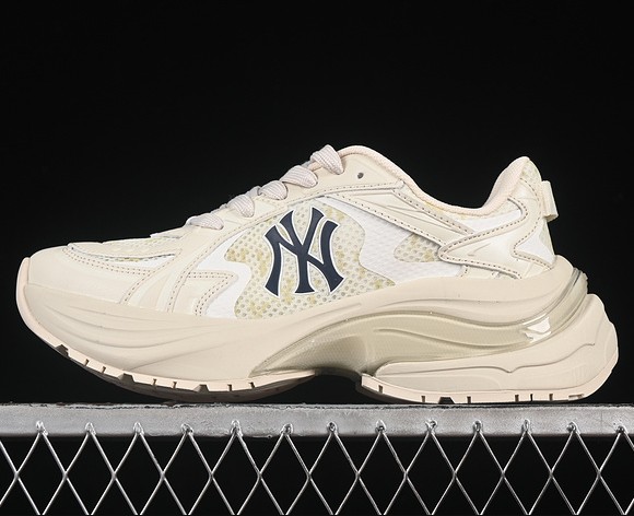 NY MLB CHUNKY CURVE RUNNER MONOGRAM GREY BEIGE 3ARNSPL5N50BGL