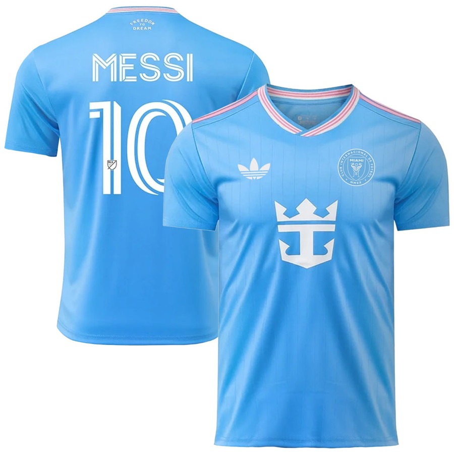 Men's Lionel Messi Inter Miami 2025 Jersey Blue - Printed
