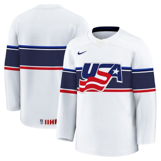 Men's Size 2025 USA Women’s Hockey Team White Jersey - All Stitched
