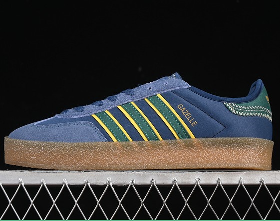 Unisex adidas Clot Gazelle BY EC Night Marine/ Collegiate Green/ Hazy Yellow JR5408 Sneaker