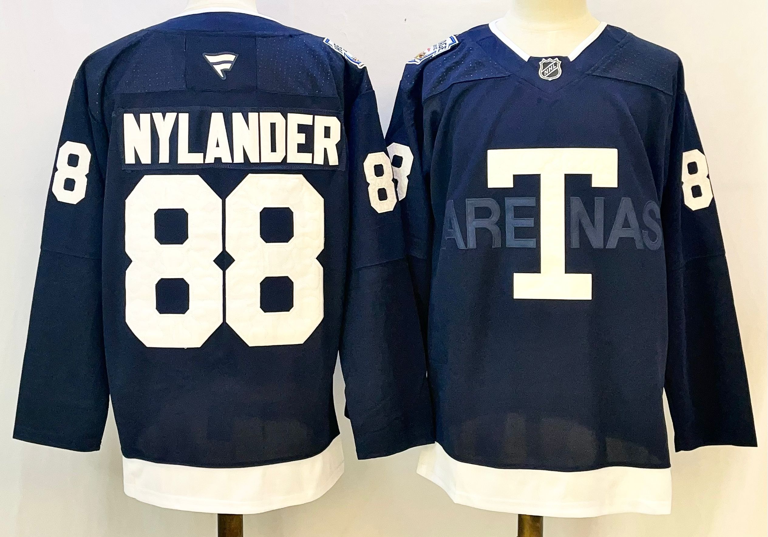 Men's Toronto Maple Leafs #88 William Nylander Navy Stitched Jersey