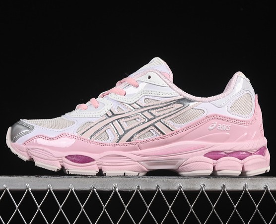 Unisex ASICS Gel-NYC Kicki Yang Zhang Pink Cream Pure Silver 1203A571-100 Sneaker