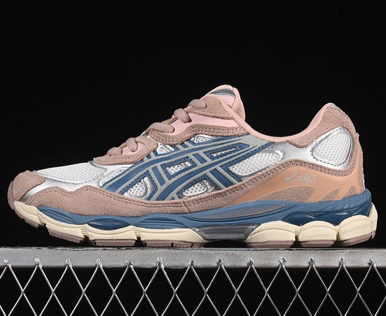 Women's ASICS Gel-NYC Cream Grey Floss Salmon 1202A429-104 Sneaker