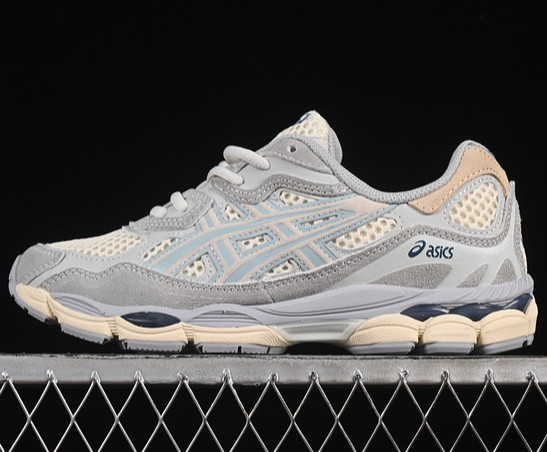 Unisex ASICS Gel-NYC Ivory Mid Grey 1203A372-600 Sneaker