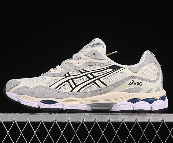 Unisex ASICS Gel-NYC White Grey Midnight 1203A788-101 Sneaker