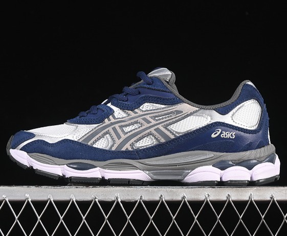 Unisex ASICS Gel-NYC Cream Steel Grey Royal 1201A789-100 Sneaker