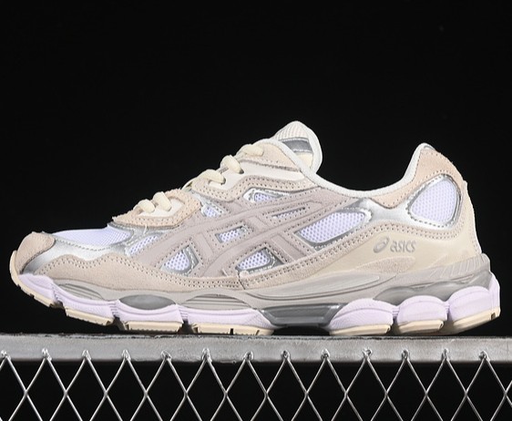 Unisex ASICS Gel-NYC White Oyster Grey 1201A789-105 Sneaker