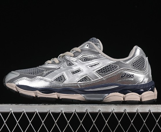 Unisex ASICS Gel-NYC Billy's Pure Silver Midnight 1203A581-020 Sneaker
