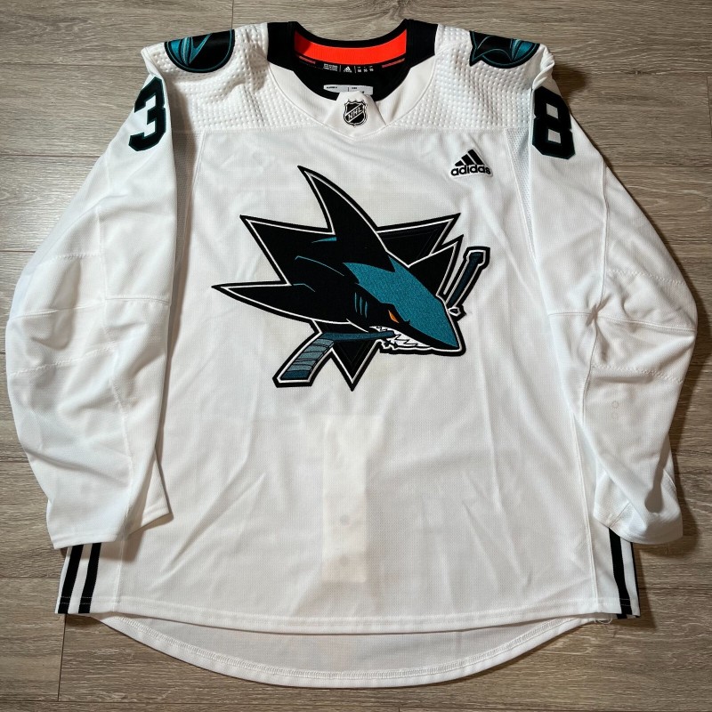 San Jose Sharks Custom adidas White Stitched Hockey Jersey