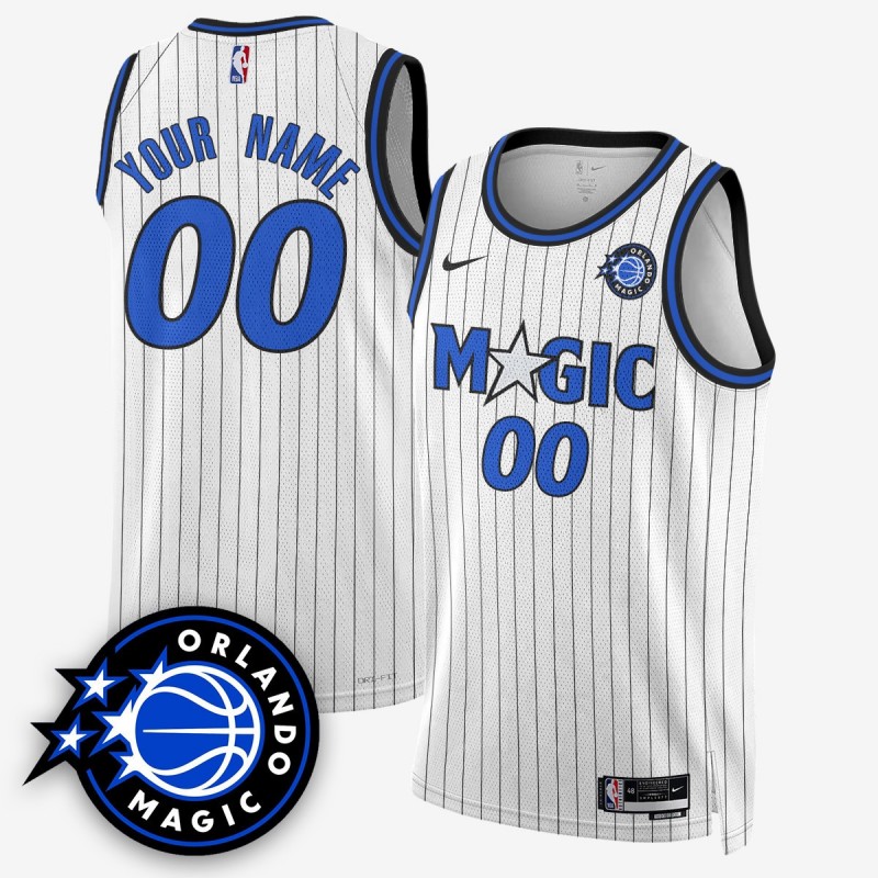 Orlando Magic Active Player Custom New Generation of Magic White Stitched Basketball Swingman Jersey