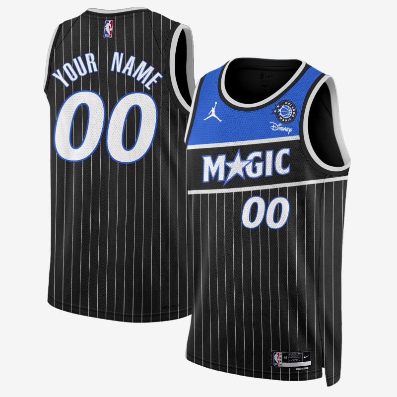 Orlando Magic Active Player Custom New Generation of Magic Black Stitched Basketball Swingman Jerse