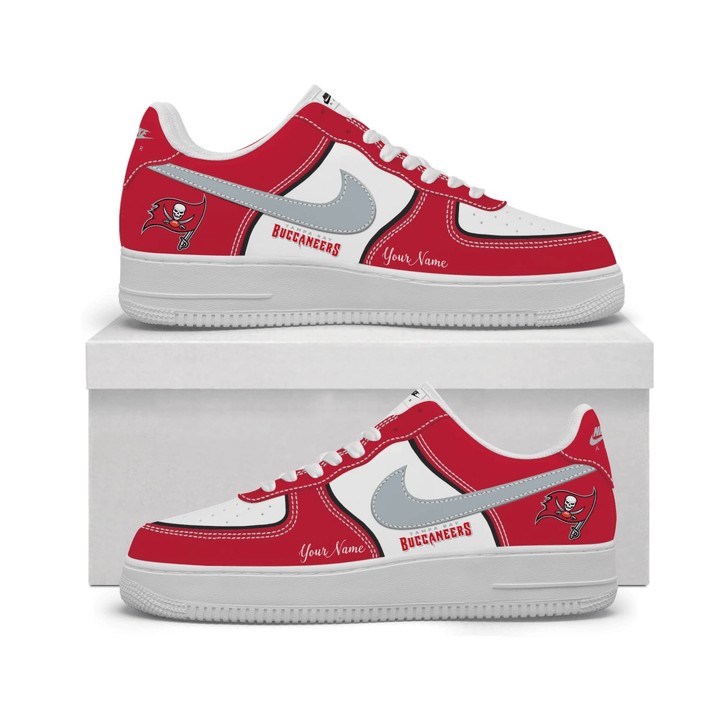 Tampa Bay Buccaneers Custom Your Nmae  - Genuine Leather Shoes