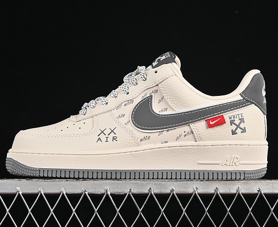 Nike Air Force 1 '07 Low Off-White White Grey KJ1688-004 Sneaker