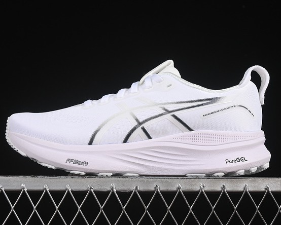 Asics Gel-Kayano 32 1012B838 401 PureGEL 4D Guidance System White Grey Sneaker