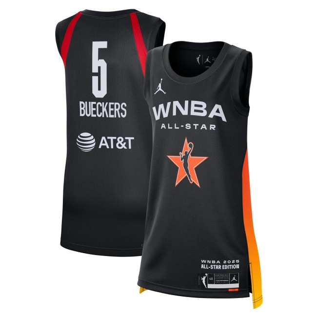 Unisex WNBA 2025 All-Star #5 Paige Bueckers Black Game Explorer Edition Stitched Victory Jersey