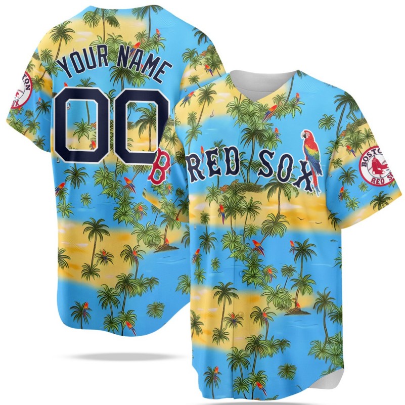 Boston Red Sox All Gender Custom 2025 Summer Stitched Baseball Jersey