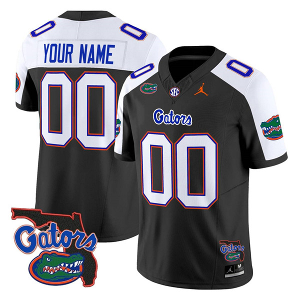 All Gender Florida Gators ACTIVE PLAYER Custom Black Alternate 2024 F.U.S.E. Florida Patch Vapor Limited Stitched Football Jersey