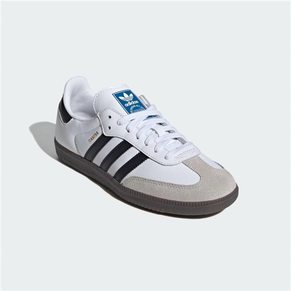Unisex adidas Originals Samba White Black Grey Sneaker
