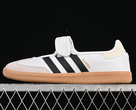 adidas Samba Jane WMNS Lifestyle Shoes JR1402 Footwear White Alumina Core Black
