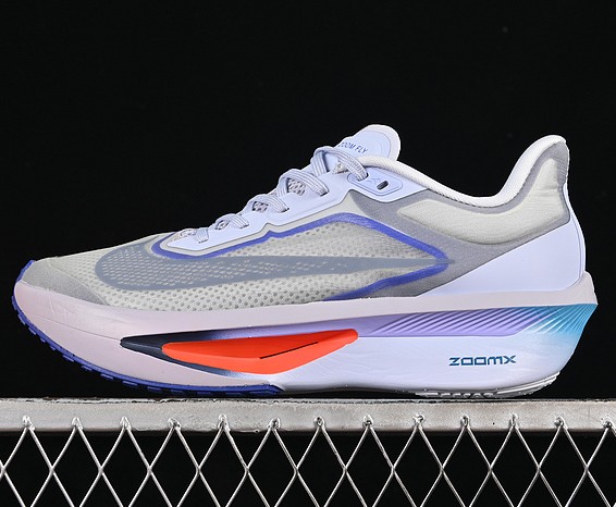 Nike Zoom Fly 6 Men's Road Racing Shoes FN8454-002 - Ghost / Football Grey / Blue Lightning / Blue Void