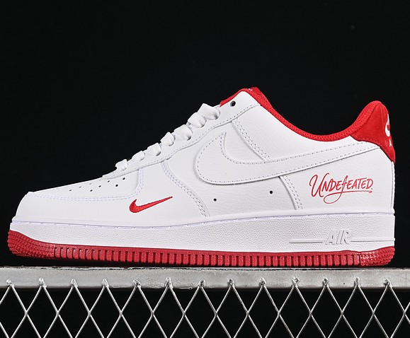 Nike Air Force 1 Low '07 Undefeated Men's Shoes ZH0316-103 - White Red