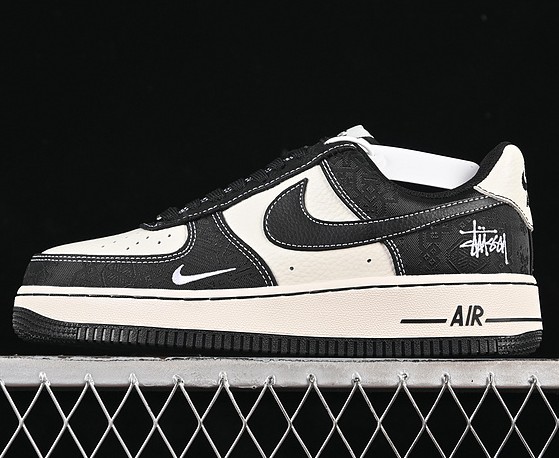 Nike Air Force 1 Low '07 White Black LW9279-013 Stussy Sneaker