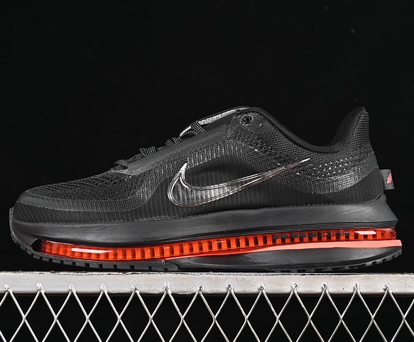 Nike Pegasus Premium Men's Road Running Shoes HQ2592-003 - Black / Bright Crimson / Metallic Silver