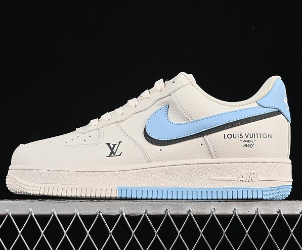 Nike Air Force 1 Low '07 White Blue Grey CS5288-028 LV Sneaker