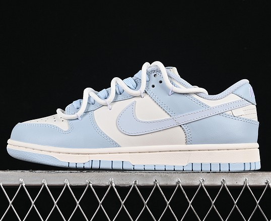 Nike SB Dunk Low Just Do It White Light Blue BW0510-060 Sneaker
