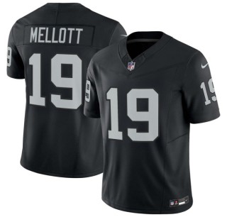 Youth Las Vegas Raiders #19 Tommy Mellott Black FUSE 2025 Draft Nike Limited Stitched Football Jersey