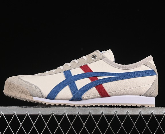 Onitsuka Tiger Mexico 66 SD White Directoire Blue 1183C015.104 (Men's US7-11 WMNS USW5.5-8) Unisex Sneaker