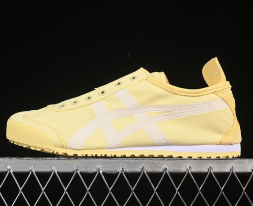 Onitsuka Tiger Mexico 66 Slip-On 1183B603.750 Yellow White (Men's US7-11 WMNS USW5.5-8) Unisex Sneaker