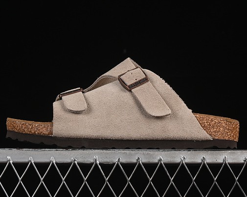 Birkenstock Grey Brown Sandals (Men's US8-12.5 Women's USW4-9.5) Sneaker