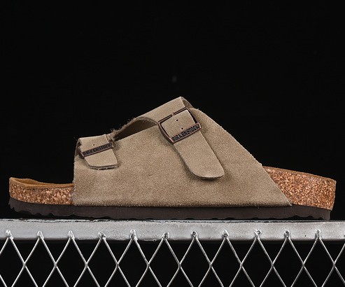 Birkenstock Brown Grey Sandals (Men's US8-12.5 Women's USW4-9.5) Sneaker