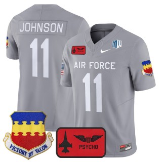 Men's Air Force Falcons #11 Josh Johnson 20th Fighter F.U.S.E. 2025 'Air Power Legacy Series' Vapor Limited Stitched Football Jersey