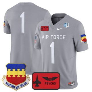 Men's Air Force Falcons #1 Team 20th Fighter F.U.S.E. 2025 'Air Power Legacy Series' Vapor Limited Stitched Football Jersey
