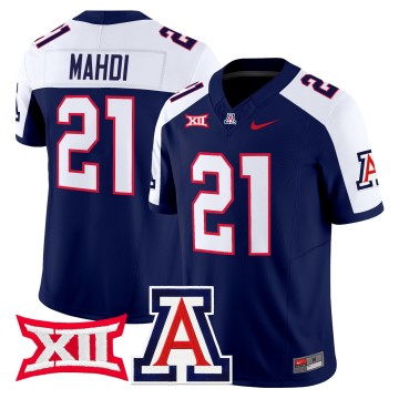 Men's Arizona Wildcats #21 Ismail Mahdi Navy Alternate F.U.S.E. 2025 Vapor Limited Stitched Football Jersey